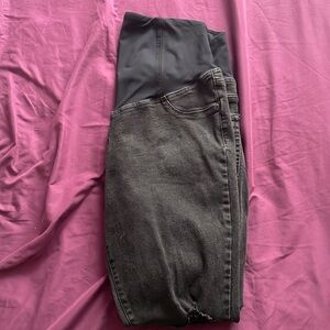 Black maternity jeans